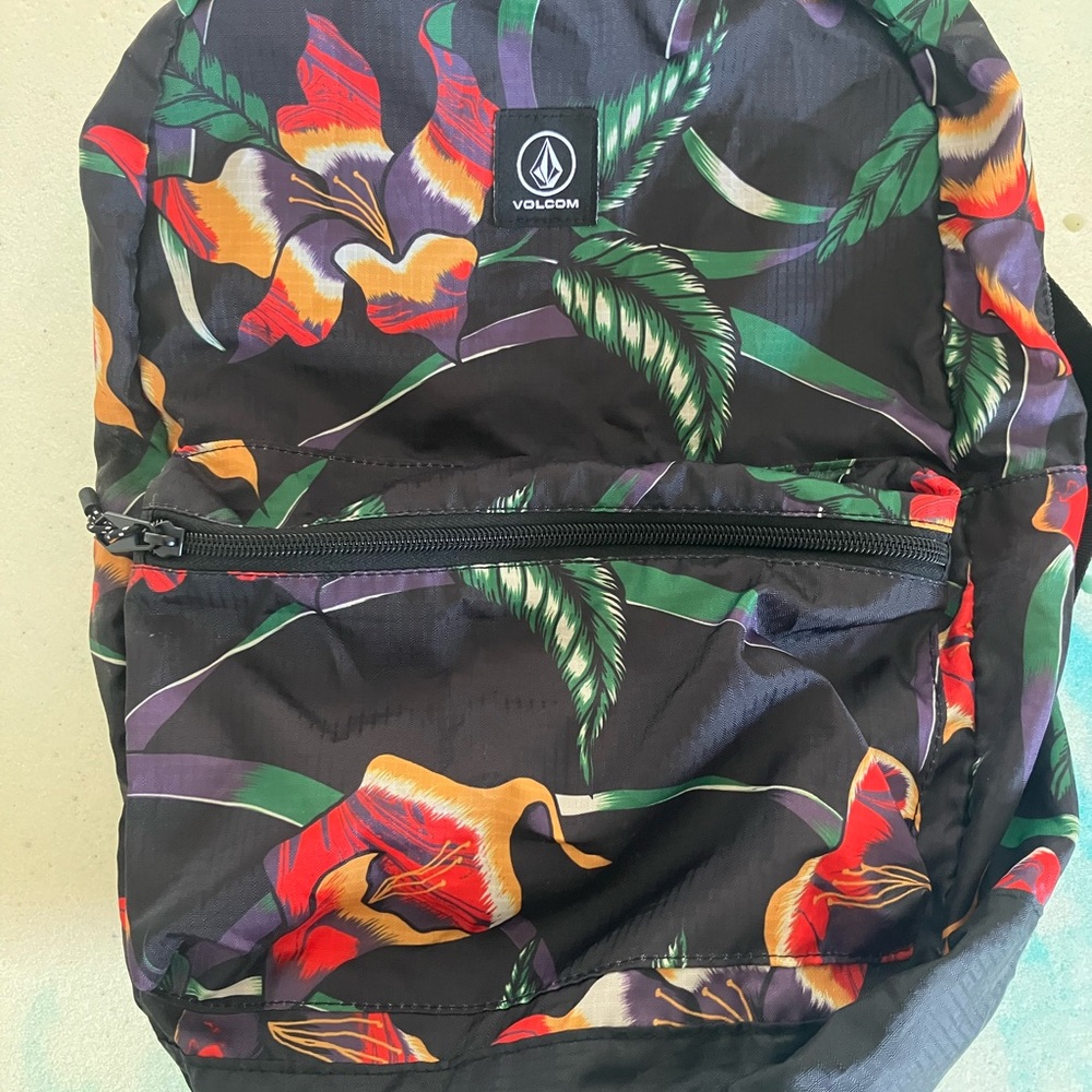 Volcom Multicolor Floral Backpack - Picture 6 of 7